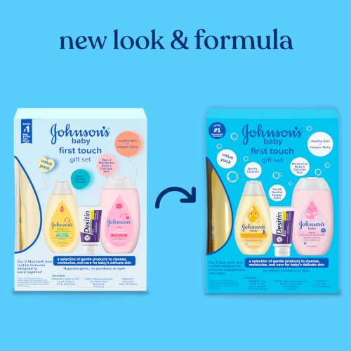 Johnson's Baby First Touch Gift Set, 3 Items - size: Small