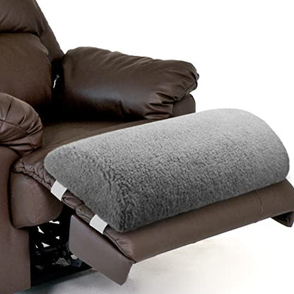 Wesiti Recliner Leg Rest Cushion Footrest Pillow Elevate Feet, Light Gray - color: Light Gray