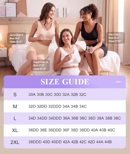 Bras for Women No Underwire Lace V-Neck Wireless Bra Wireless Sleep Bras - color: 3 Pack-black, size: Medium