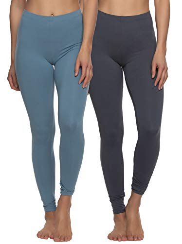 Felina Velvety Super Soft Lightweight Leggings - color: Cool Beach, size: X-Small
