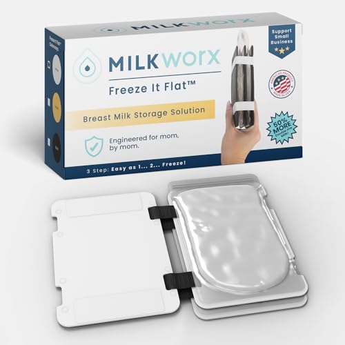 Freeze It Flat Breastmilk Freezer Organizer (White, Single 2pk) - color: White, size: Single 2-pk