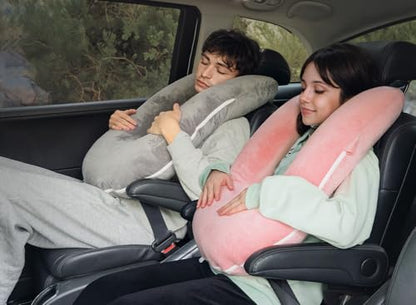 QUEEN ROSE U Shaped Pregnancy Pillow Green and Road Trip Travel Pillow
