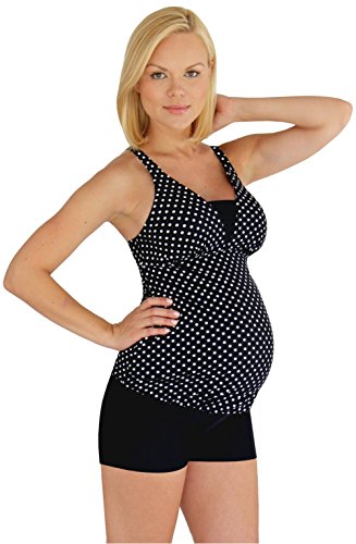 Mermaid Maternity Women's Maternity Boyshort Swim Bottom - size: 12-14
