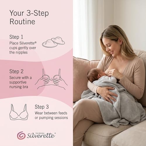 Silverette Nursing Cups, Postpartum Essentials, The Real Silverette, Large - size: Large
