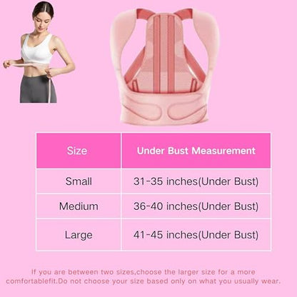 Posture Corrector for Women & Men, Back Shoulder Support Brace - size: Small(Small)