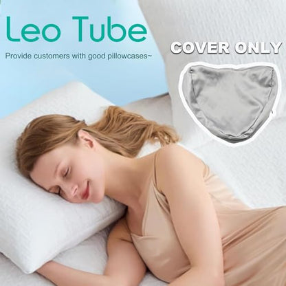 Satin Knee Pillowcase for Contour Legacy Knee Pillow (Slate Grey) - color: Slate Grey