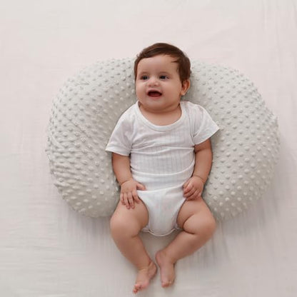 Nursing Pillow and Body Positioner with Premium Slipcover - color: Sand