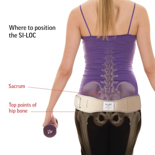 OPTP SI-LOC, SI Joint Support Belt for Women and Men – Small/Medium - size: Small/Medium (Pack of 1)