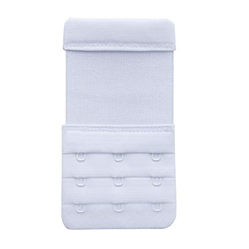 Women's Bra Extenders 4 Hook / 3 Hook / 5 Hook / 2 Hook Soft Comfortable Stretchy Bra Extension Strap - color: 6 Pieces, 2 Hook 1/2 Inch & 3 Hook 3/4 Inch
