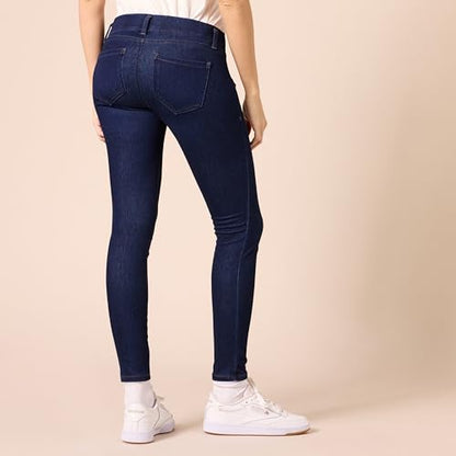 Amazon Essentials Women's Stretchy Maternity Knit Jegging, Under Belly - color: Dark Wash, size: X-Large