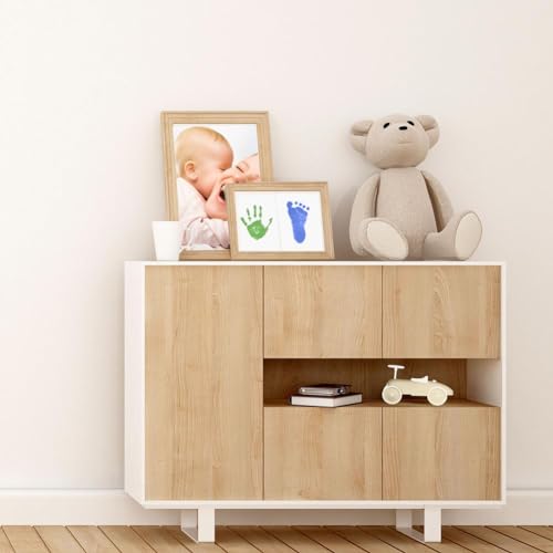 Large Inkless Hand and Footprint Kit, Baby Keepsake, 2-Pack - color: Green and Blue