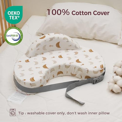 Momcozy Cozylite Nursing Pillow for Breastfeeding - Supportive Memory Foam - color: Starry Night