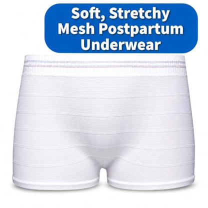 Vakly Postpartum Kit, 112 Pieces 100 Pads, 10 Underwear & 2 Peri Bottle - size: 112 Piece