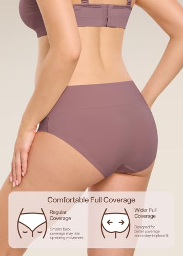 Angelhood Cotton Maternity Underwear for Women Foldable Pregnancy Panties - color: Multicoloured D, size: Large