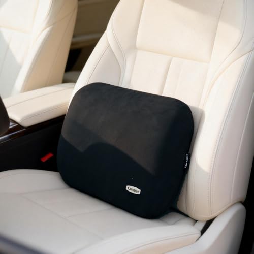 Lower Back Automotive Lumbar Support Pillow for Car Recliner Cushion Black - color: Black
