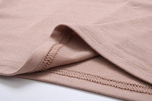 OThread & Co. Women's Basic Crop Tops Stretchy Casual Scoop Neck Sleeveless Crop Tank Top - color: Khaki, size: Medium
