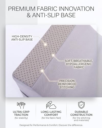 Ergonomic Memory Foam Knee Pillow for Side Sleepers, Multi-Position Leg Support Cushion for Spine Alignment & Hip Back Sciatica Pain Relief, Removable Washable Cover
