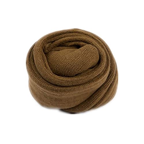 Coberllus Newborn Baby Photography Props Stretch Swaddle Wrap - color: Coffee