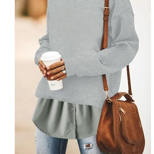 Girstunm Adjustable Shirts Extender Underskirt - color: Grey, size: XX-Large