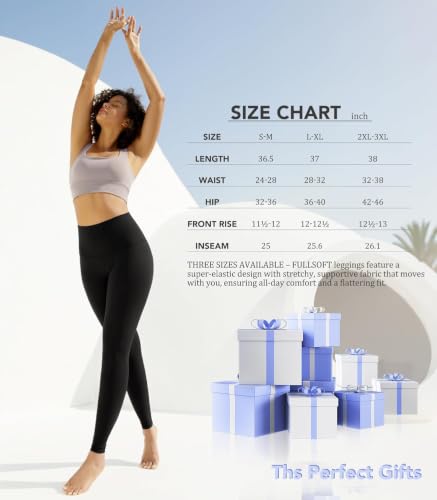 FULLSOFT Buttery Soft Leggings for Women High Waisted - color: Cherry Pink, size: Small-Medium