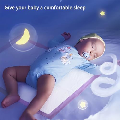 Enhanced Disposable Baby Changing Pad Liners 100 Pack, Purple - color: 100 Pack Purple - 18"x 13"