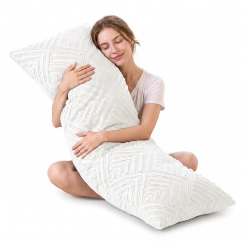 ZonLi Body Pillow for Adults Side Sleeper, White