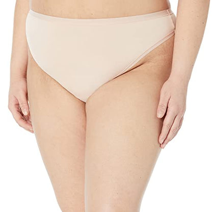 Amazon Essentials Women's Breathable Microfibre Seamless Panties (Available in Plus Size), Pack of 6 - color: Black/Soft Petal, size: 1X