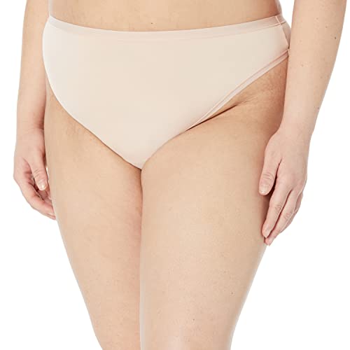 Amazon Essentials Women's Breathable Microfibre Seamless Panties (Available in Plus Size), Pack of 6 - color: Black/Soft Petal, size: 6X