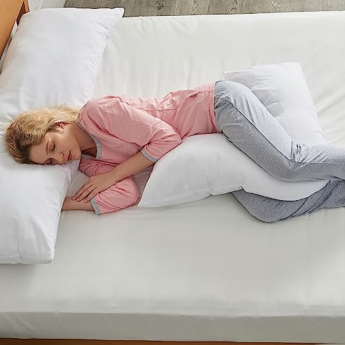 Cheer Collection White Pillowcase for V Shaped Pillow