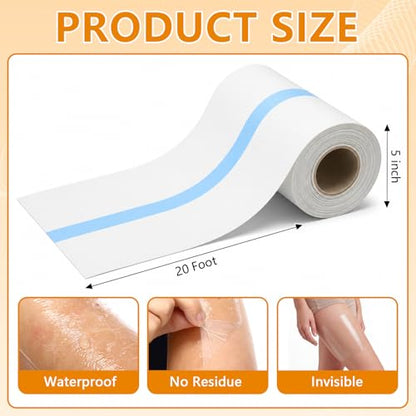 Konohan 4.7 Inch x 20 Feet Body Lifting Tape Roll Invisible Waterproof