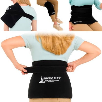 Arctic Flex XL Large Ice Packs for Injury Reusable (17" x 12") Durable Gel