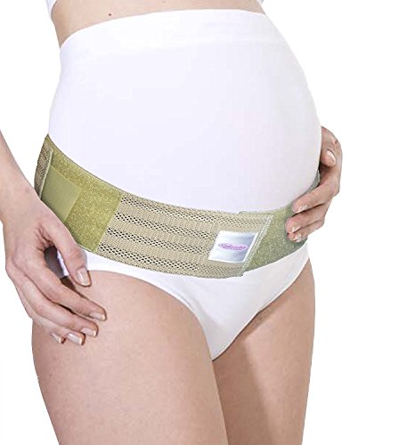 GABRIALLA Light Support Pregnancy Belly Band, MS-14 B XXL - color: Beige, size: XX-Large