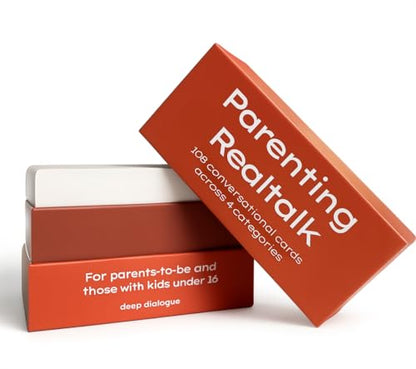 Conversational Card Game for Parents and Parents to Be, Deep Parenting Questions for Couples with Kids, Conversational Cards, Parenting Cards from DeepDialogue