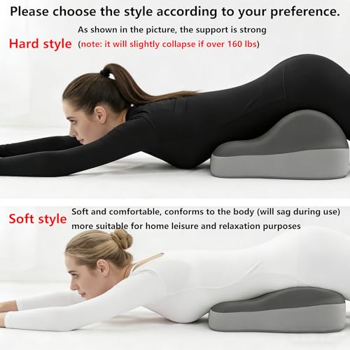 Memory Foam Wedge Pillow for Couples – 2 Firmness Levels, Intimate Support - color: Green-soft Style
