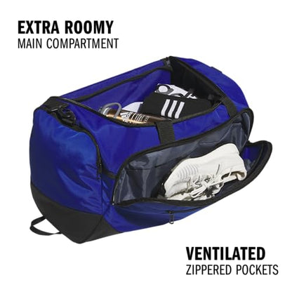 adidas Defender Duffel Bag, Team Royal Blue, OSFA - color: Team Royal Blue/Medium 59L, style: Medium 59l
