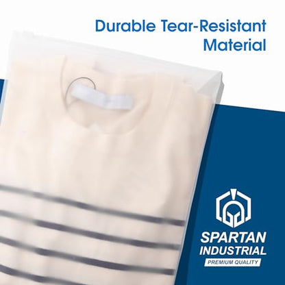12” X 15” (250 Count) 3 Mil Frosted Reclosable Zip Plastic Bags - size: 12" X 15"
