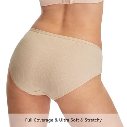 HBselect Maternity Underwear Cotton Healthy Comfort Maternity Panties - color: 6pack-multicoloured-b, size: Large