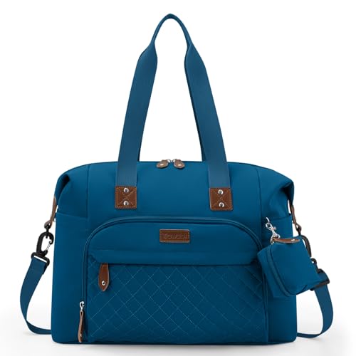 Tuwubi Diaper Bag Tote,Baby Diaper Bag with Pacifier Case - color: Teal, size: Medium