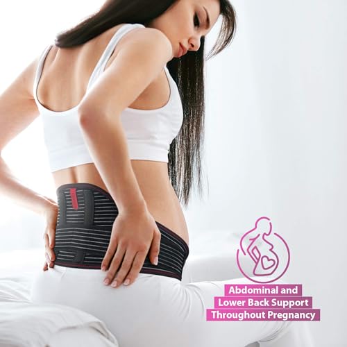 ORTONYX Maternity Support Belt for Women, Back and Abdoment Support Brace - size: S/M