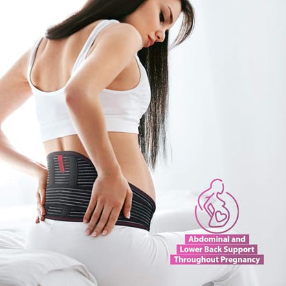 ORTONYX Maternity Support Belt for Women, Back and Abdoment Support Brace - size: S/M