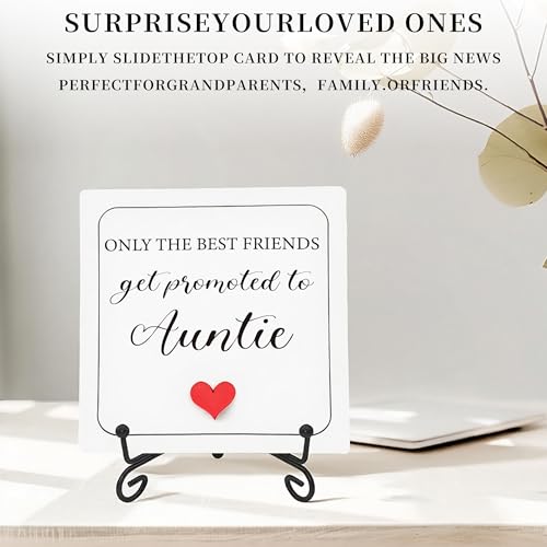Pregnancy Announcement Gift For Aunt, Ultrasound Frame Commemorative Box - color: white26