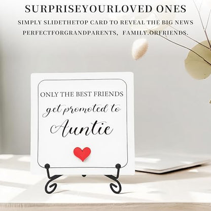 Pregnancy Announcement Gift For Aunt, Ultrasound Frame Commemorative Box - color: white26
