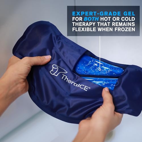 TheraICE Ice Pack for Back Pain Relief, Lower Back Wrap for Lumbar Sciatic - style: Extra/Replacement Pack