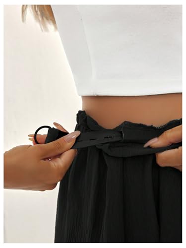 MakeMeChic Women's Maternity Shorts Summer Beach Wide Leg Shorts High Elastic Waisted Cover Ups - size: Medium