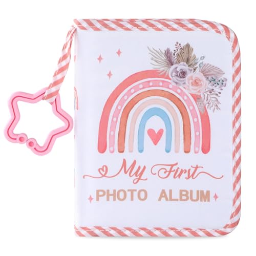 ZOIIWA Baby's My First Family Album Soft Photo Cloth Book (Boho Rainbow) - style: Boho Rainbow