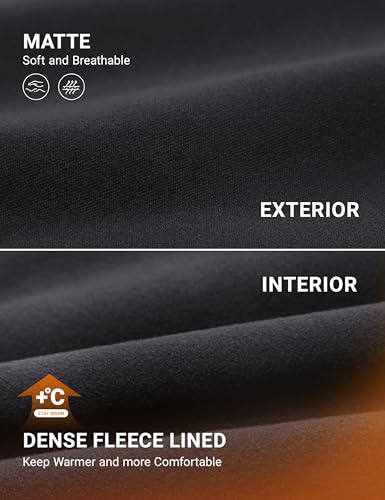 CRZ YOGA Matte Fleece Lined Leggings 28'' - color: Ink Gray, size: X-Small