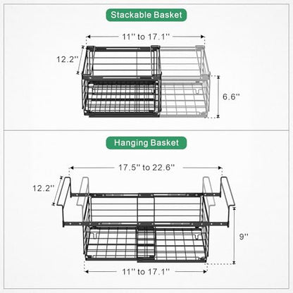 iSPECLE Freezer Organizer Bins - Adjustable Fits Chest Freezers 10-20 Cu Ft - style: 4-Pack Black