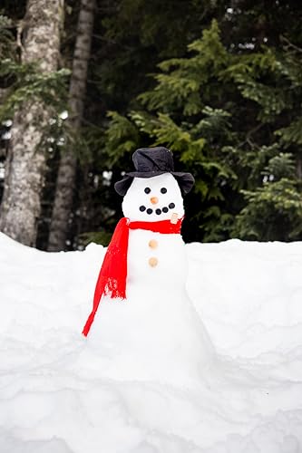 Little Pear Build A Snowman Decorating Kit, Christmas Winter Activity - color: Snowman Making Kit