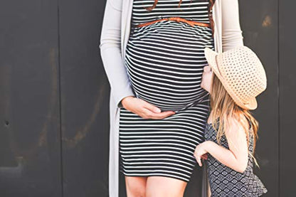 Maternity Support Belt- Belly Support Band for Pregnancy- Relieves Back and Hip Pain- Soft Breathable Cotton Lining- Support for Running, Exercise and Daily Activity- Adjustable for Maximum Comfort