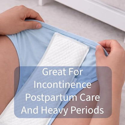Vakly Postpartum Pads 6x17 Super Absorbent Incontinence Pads 20 Pack